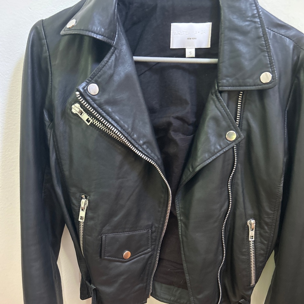 Women’s Walter baker leather coat